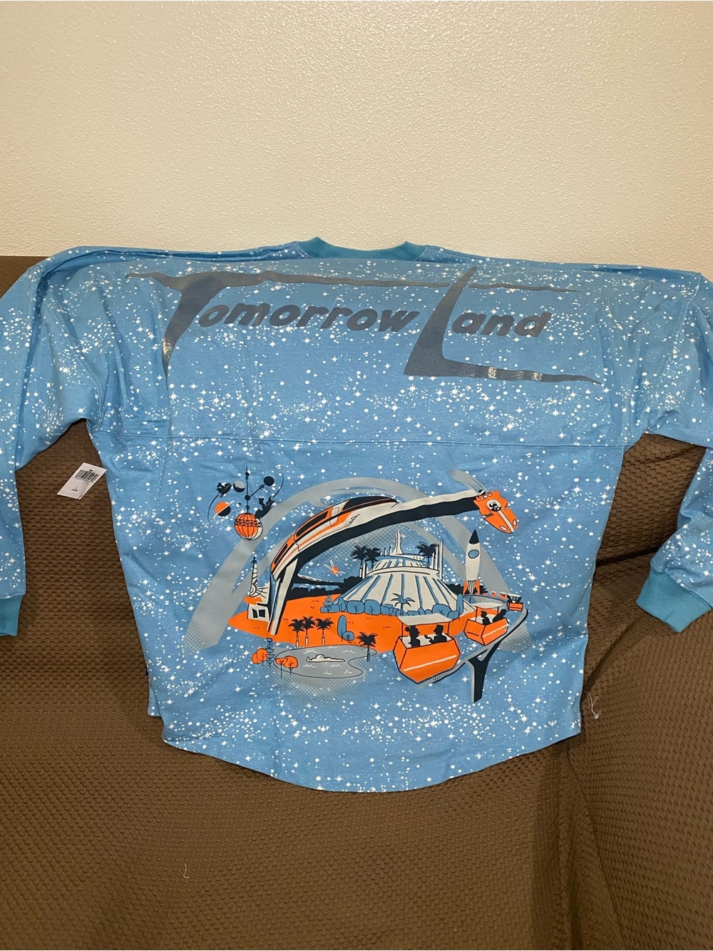 Disney Parks Tomorrow Land Spirit Jersey L/Large Space Mountain, People Mover